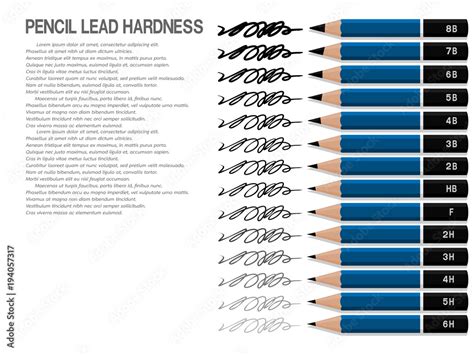 lead hardness pencil test chart|best pencil hardness for sketching.